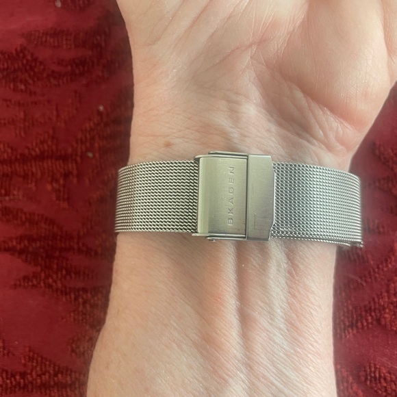 Skagen Silver-Tone Mesh Watch - Picture 4 of 4